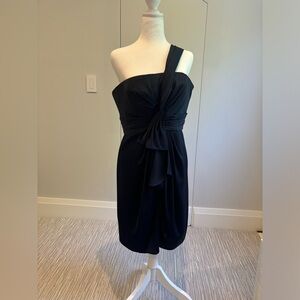 BCBG Max Azria One-shoulder Navy Blue dress